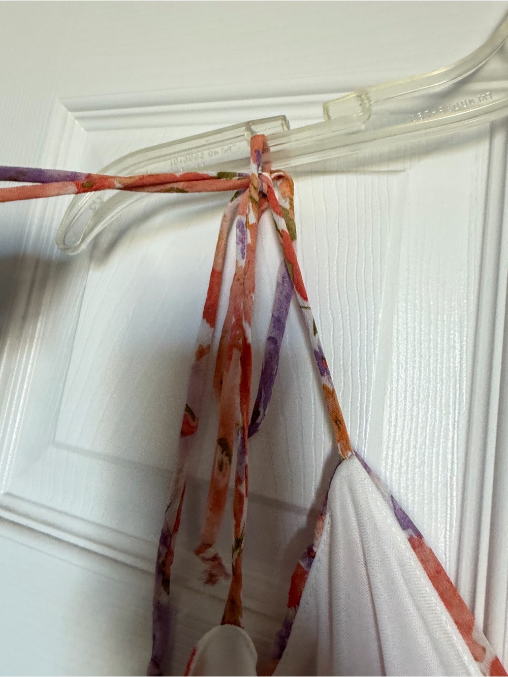 Altar'd State Pink and Orange Floral Tiered Maxi Dress - Picture 4 of 4